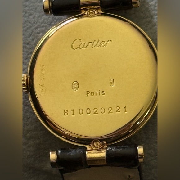Cartier vintage watch 18kt gold main image 15